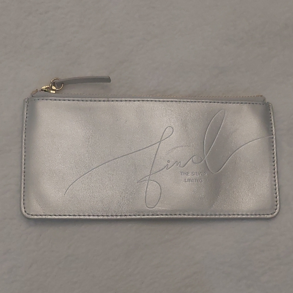 NWT Find The Silver Lining Anthropologie Zippered Pouch
